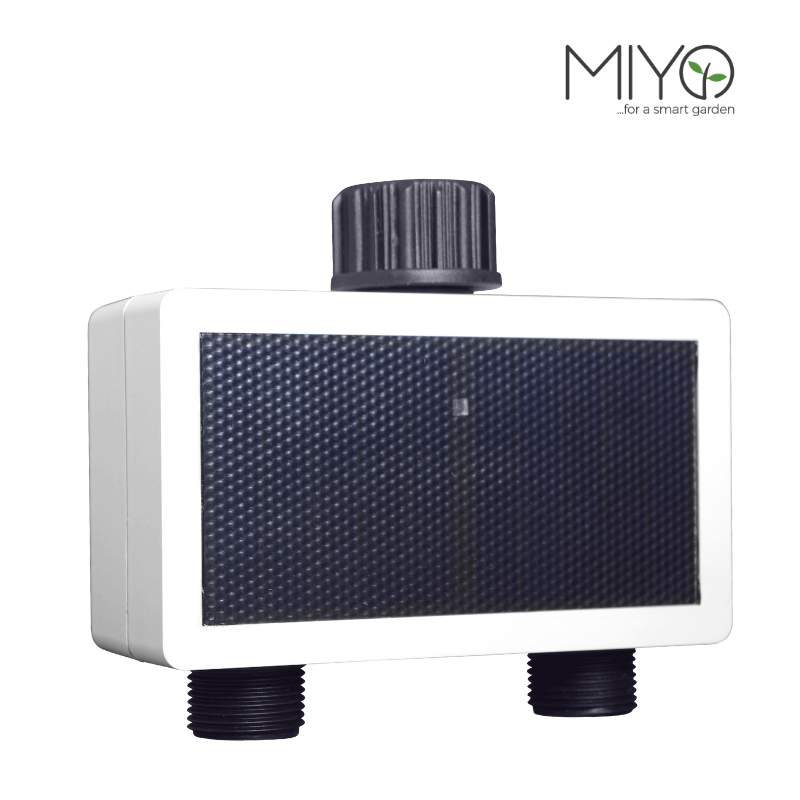 Bild vom MIYO Doppelventil L-2V-20 mit LoRaWAN und Solarladung